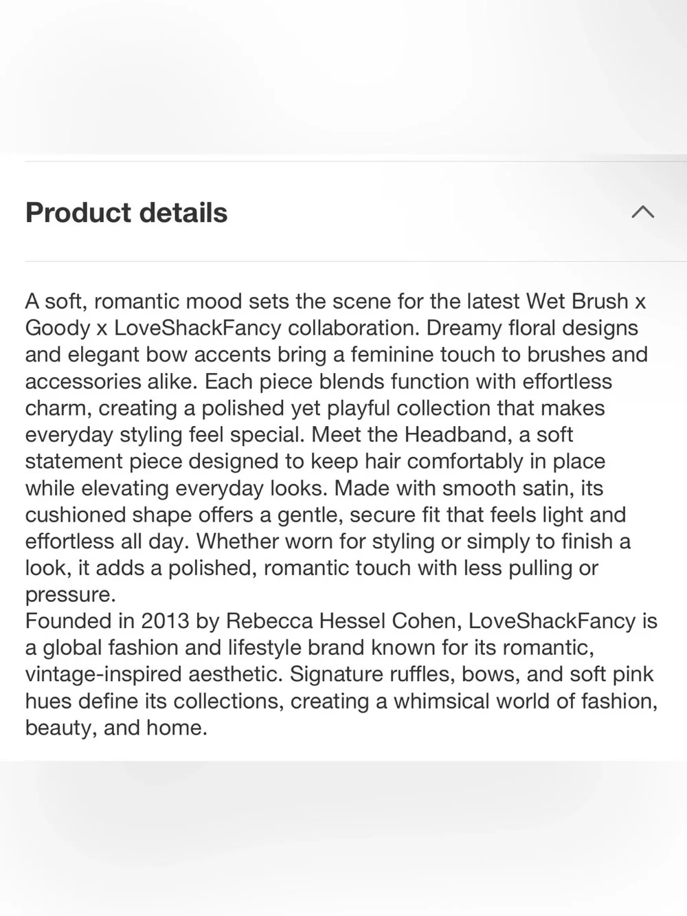 LoveShackFancy x 🎯 - Goody ‘Ribbon Rosa’ • Padded Headband 🎀 • Sterling Dusk • 💘